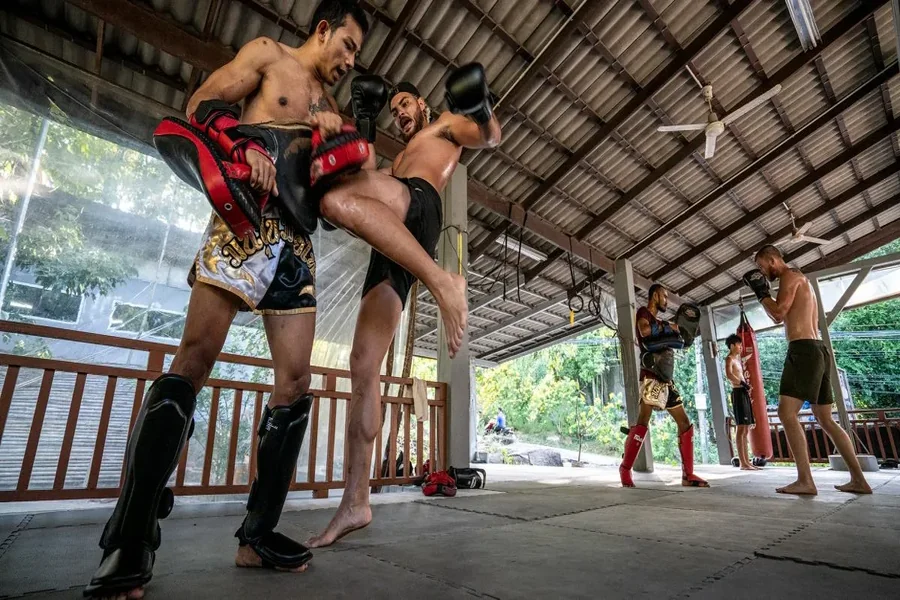 Muay Thai in Thailand at Training Camp for Wellness
